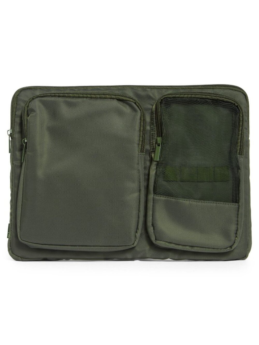 NWT MYTAGALONGS Pocket Laptop Sleeve Hunter Green Padded Tech Case